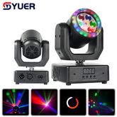 YUER™ MINI 6x8W RGBW Bee Eye Moving Head Light With Ring DMX512 Remote Control For DJ Disco Wedding Event Party Bar Club Stage Show