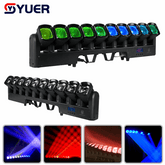 YUER™ 10X40W LED RGBW 4in1 Swing Beam 10 Head Moving Head Light DMX512 For DJ Disco Bar Live Show Concert Stage Lighting