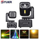 YUER™ 4x3W RGBW +5w Strobe Moving Head Light RG Laser Strobe Effect DMX512 Sound Control For DJ Disco Party Bar Club Wedding Stage Lighting