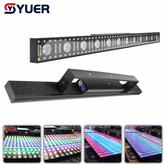 YUER™ 12Pcs 3535 Warm White +84Pcs 5050 RGB +144Pcs 5730 Cold White Wall Wash Light Wash Flash Effect DMX512 RDM For DJ Disco Party Bar Club Wedding Stage Lighting