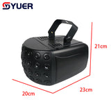 YUER™️ Butterfly Effect Light 32x100MW RGB Laser Beam Projector Party Stage Lighting Indoor Dance Bar Club Laser Night Wedding Lamp
