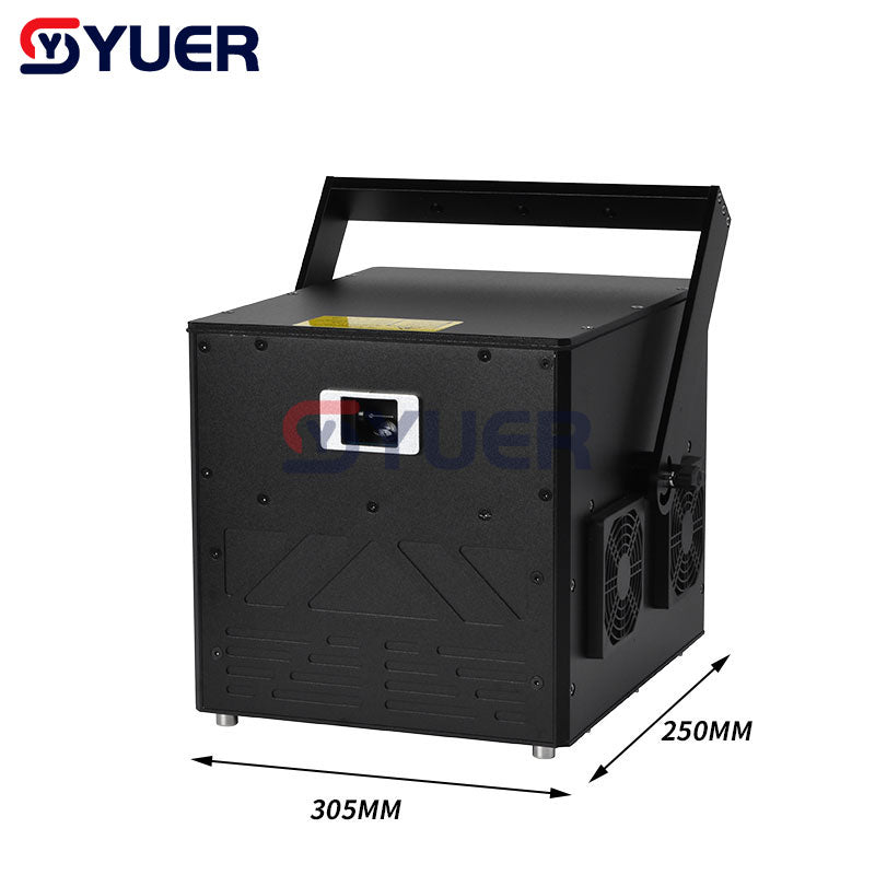 YUER™️ Professional 15W ILDA RGB 30/40KPP Scanner Laser Light DMX Beam Line Scanner Projector Stage Laser Lights Effect For Party Night