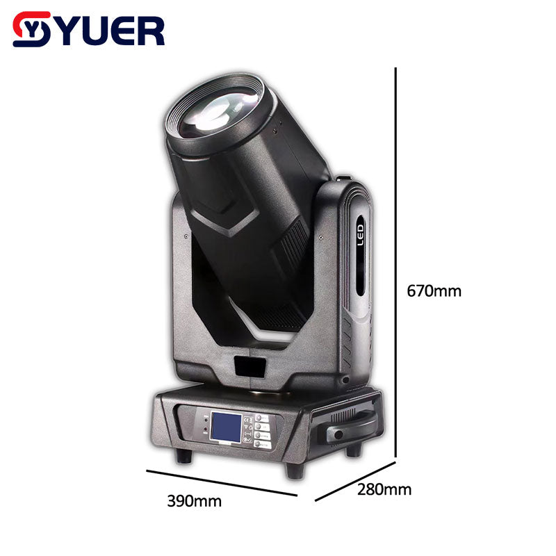 YUER™️  Professional DJ Big Show LED 500W Spot Frame Moving Head Light with Cmy Pattern Cutting Stage Lighting For Stage Effect Equipmen
