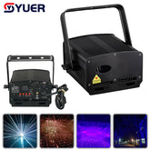 YUER™ 2W Indoor Starry Sky Star White Laser Light Projector DMX Full Color Garden Xmas Tree Square Party Decor Lamp