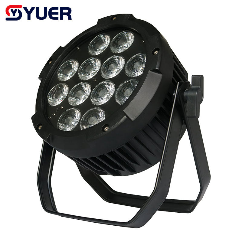 YUER™️ LED Waterproof  Battery Par Light 12x18W RGBWA+UV 6IN1 LED Stage Light Par Light With DMX512 For Disco DJ Projector Party Decoration Night Light