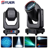 YUER™️Nouvelle Lyre à Spot 380W avec Anneau LED 8+16+24 Prismes Rotatifs + Effet Arc-en-ciel DMX pour Effet Lumière de Scène, Lumière de Disco/Bar