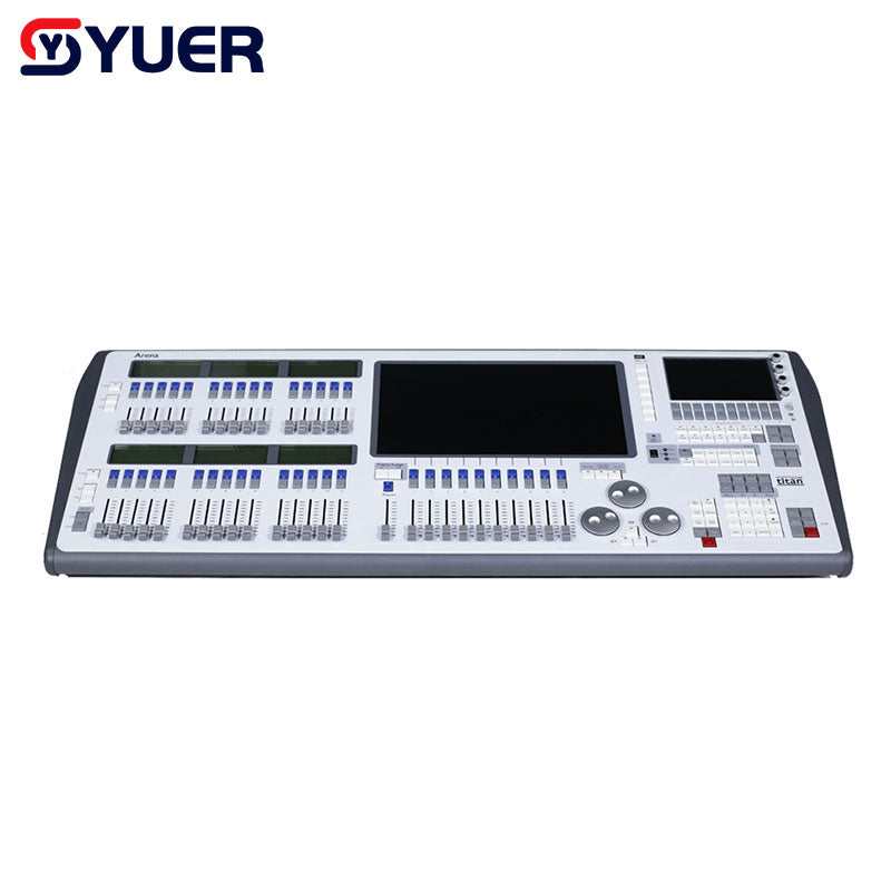 YUER™ With Flight Case Professional Stage Lighting Console Arena Controller For Stage Lighting Titan on PC Dmx512 Dj Lighting V1-6