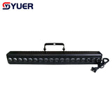 YUER™️ New 18X3W LED RGB Full Color Wash Light Stage Light Curtain Wall Wash Horse Racing Effect DMX512For DJ Disoc Party Bar Light