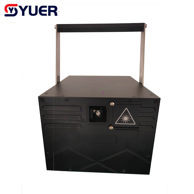 YUER™️ 20W 40K Full Color RGB Scanning Effect Laser Light DMX512 Music Control Laser Projector DJ Disco Stage Party Bar Indoor Outdoor