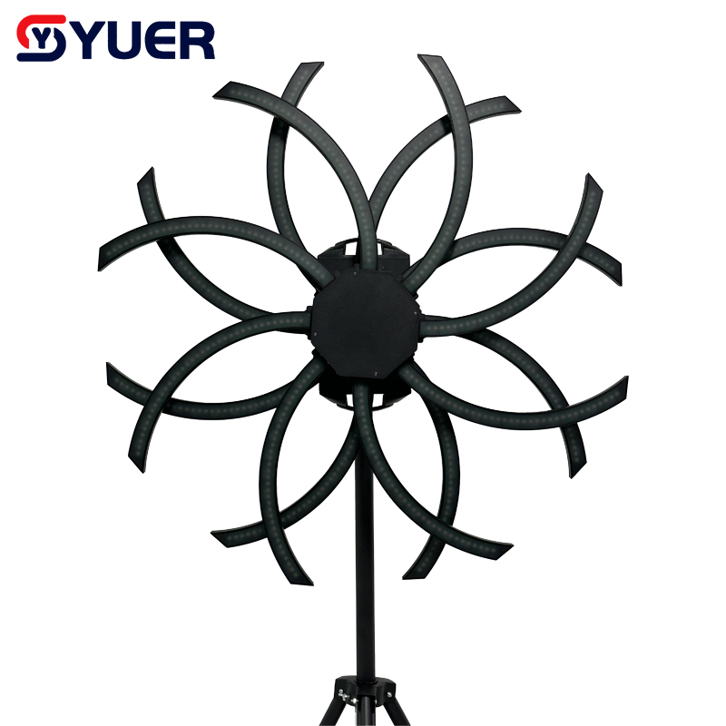 YUER™️576X0.3W RGB 3IN1 LED Pixel Light Voice Control DMX512 For Indoor DJ Party Flashing Lights Dance Club Disco Stage Effect Light