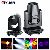 YUER™ 295W Bulb Moving Head Light With Ring Double Prisms 8+16+24 Prisms Rainbow Frost Effect DMX512 Control For DJ Disco Party Bar Club Wedding Stage Lighting