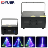 YUER™ 2W App Full Color RGB Animation Laser Light Beam Pattern Effect DMX512 Sound Control For DJ Disco Party Bar Club Wedding Stage Lighting