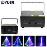 YUER™ 2W App Full Color RGB Animation Laser Light Beam Pattern Effect DMX512 Sound Control For DJ Disco Party Bar Club Wedding Stage Lighting