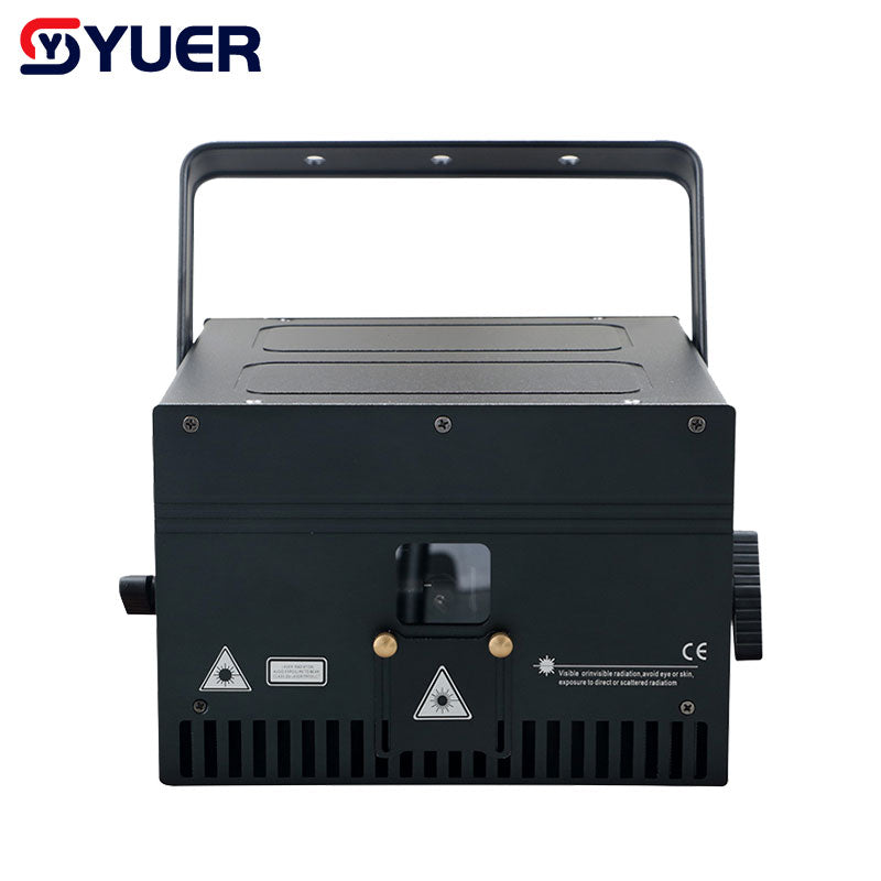 YUER™️ NEW 6w 8W 10W 12W RGB Laser Light Projector Professional 3D Animation Laser Scanner With APP control DJ Disco Party Christmas Wedding Stage Effect