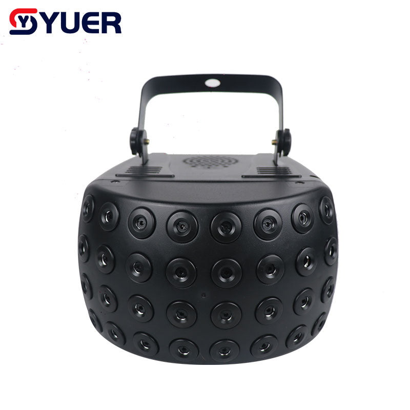 YUER™️ Butterfly Effect Light 32x100MW RGB Laser Beam Projector Party Stage Lighting Indoor Dance Bar Club Laser Night Wedding Lamp