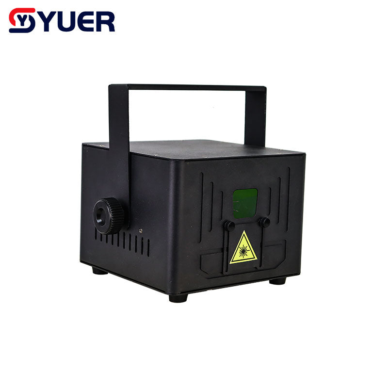 YUER™️ New 5W RGB Animaiton Laser Light With APP Control Beam Pattern Stage Lights DMX512 16CH DJ Disco Wedding Bar Stage Effect