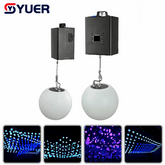 YUER™ 6x4W RGBW 4in1 Lifting Ball DMX512 Sound Control For DJ Disco Party Bar Club Wedding Stage Show Lighting