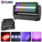 YUER™ Stroboscope à tête mobile étanche Ip65 480X0.5W RGB 3 en 1 LEDs Stroboscope à effet de scène sans fil DMX Wash Flood pour DJ Disco