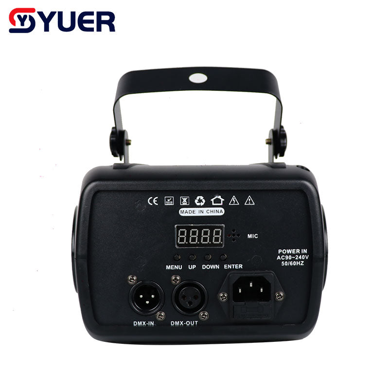 YUER™️ Butterfly Effect Light 32x100MW RGB Laser Beam Projector Party Stage Lighting Indoor Dance Bar Club Laser Night Wedding Lamp