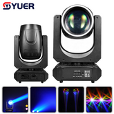 YUER™ 150W White +24pcs Colorful LED Strips Moving Head Light Rainbow Frost 18 Prisms Effect DMX512 Sound Control For DJ Disco Party Bar Club Wedding Stage Show Lighting