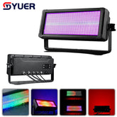 YUER™ IP68 Étanche LED RGBW 4en1 48+12 Segments Lumière Stroboscope Effet Wash DMX512 Pour Fêtes Extérieures Événements Fond Dj Soirée Disco Décoration