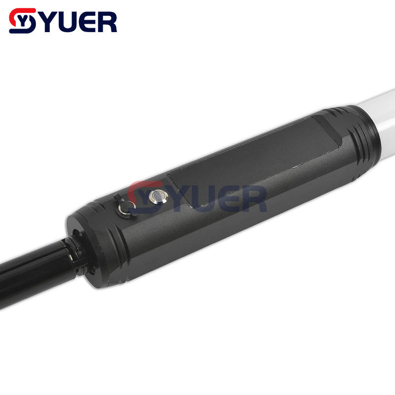 YUER™️ Pixel Tube Lighting Waterproof Battery DMX Wireless Wifi 360 Pixel Tube RGBWA 5in1 LED With Charge Case