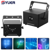 YUER™NEW Lumière laser 1W 2W 3W avec contrôle APP Motif Scène Commande vocale DMX512 Pour scène intérieure Dj Disco Fête Mariage Décoration Lampe de contrôle musical DMX