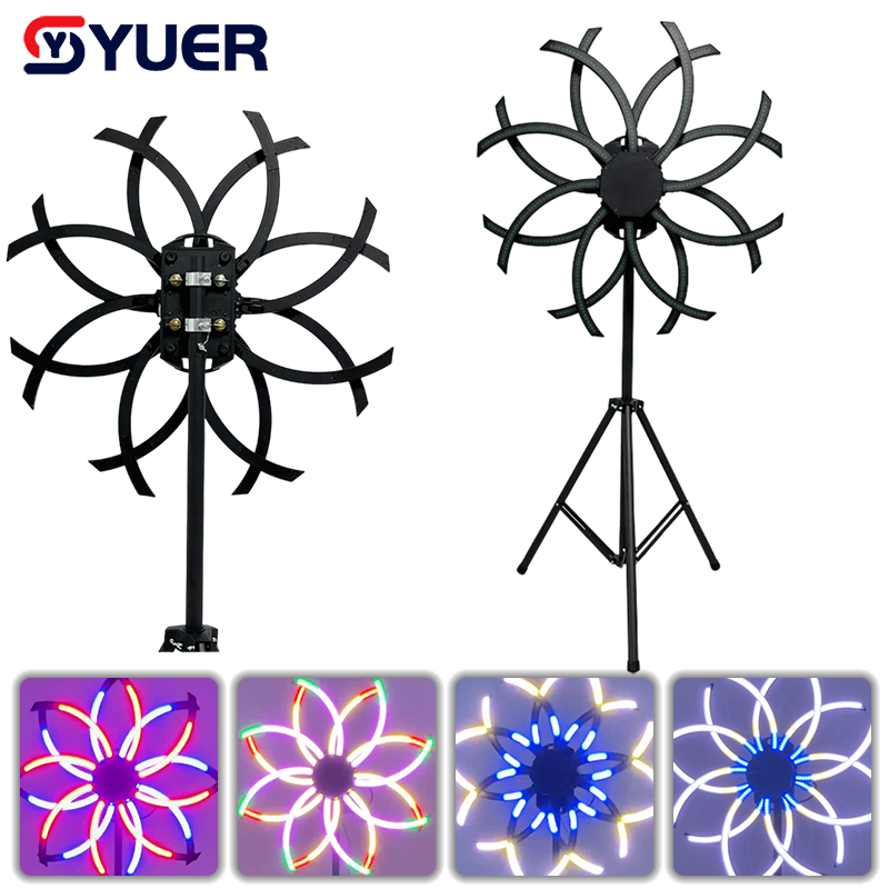 YUER™️576X0.3W RGB 3IN1 LED Pixel Light Voice Control DMX512 For Indoor DJ Party Flashing Lights Dance Club Disco Stage Effect Light