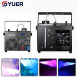 YUER™️ NEW Mold Mini Haze Machine 800W Mist Hazer Water Based Haze Concert Smoke Fog Machine DMX RJ45 Theater For Nightclub DJ Party