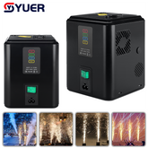 Machine à étincelles froides YUER™ MINI 350W avec télécommande sans fil pour DJ, mariage, célébration, DMX et machine à étincelles fontaine à étincelles.