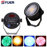 YUER™️Projecteur de scène à LED 60W COB Par 2200K+Perles RVB effet Wall Wash DMX512 pour DJ, discothèque, mariage, anniversaire, club
