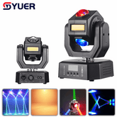 YUER™ 12x3W +3x10W Gold Strobe Moving Head Light Beam Strobe Effect DMX512 Sound Control For DJ Disco Party Bar Club Wedding Stage Effect Lighting