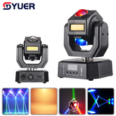 YUER™ 12x3W +3x10W Gold Strobe Moving Head Light Beam Strobe Effect DMX512 Sound Control For DJ Disco Party Bar Club Wedding Stage Effect Lighting