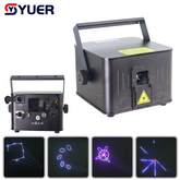 YUER™ IP65 Waterproof 5W APP Full Color RGB Animation Laser Light 30Kpps Beam Pattern Effect ILDA DMX512 Sound Control For DJ Disco Party Bar Club Wedding Stage Lighting