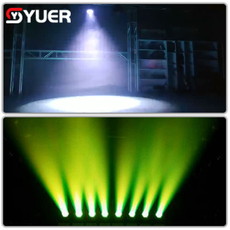 YUER™️ New 19x15W RGBW 4in1 Zoom LED Beam Wash Moving Head Light Professional Dmx Control Beam Lights For Christmas Disco DJ Parties