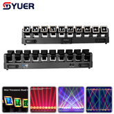 YUER™ 10x40W RGBW 4in1 +240x0.5w White +240x0.5w Gold Swing Moving Head Light Beam Effect DMX512 Sound Control For DJ Disco Party Bar Club Wedding Stage Lighting