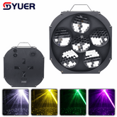 YUER™ 6 Head Rotating Reflector Ball DMX512 Sound Control For DJ Disco Party Bar Club Wedding Stage Show Lighting