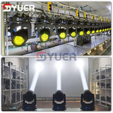 YUER™️ New 150W LED Lyre Moving Head Light Beam Spot 2IN1 LED Light Party Dj Stage Lighting Effect Night Club Wedding Shows Projector