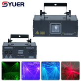 YUER™ 2W 3W 5W RGB Laser Light Starry Sky Effect DMX512 Sound Control For DJ Disco Party Bar Club Wedding Stage Effect Lighting