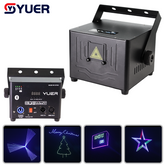 YUER™️ New 6W RGB Animaiton Laser Light With battery APP Control Beam Pattern Stage Lights DMX512 16CH DJ Disco Wedding Bar Stage Effect