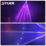 YUER™️NEW 12W RGB Laser Light With APP Control Animation Beam Scanner Voice control ILDA DMX512 For DJ Disco Stage Wedding Party Bar