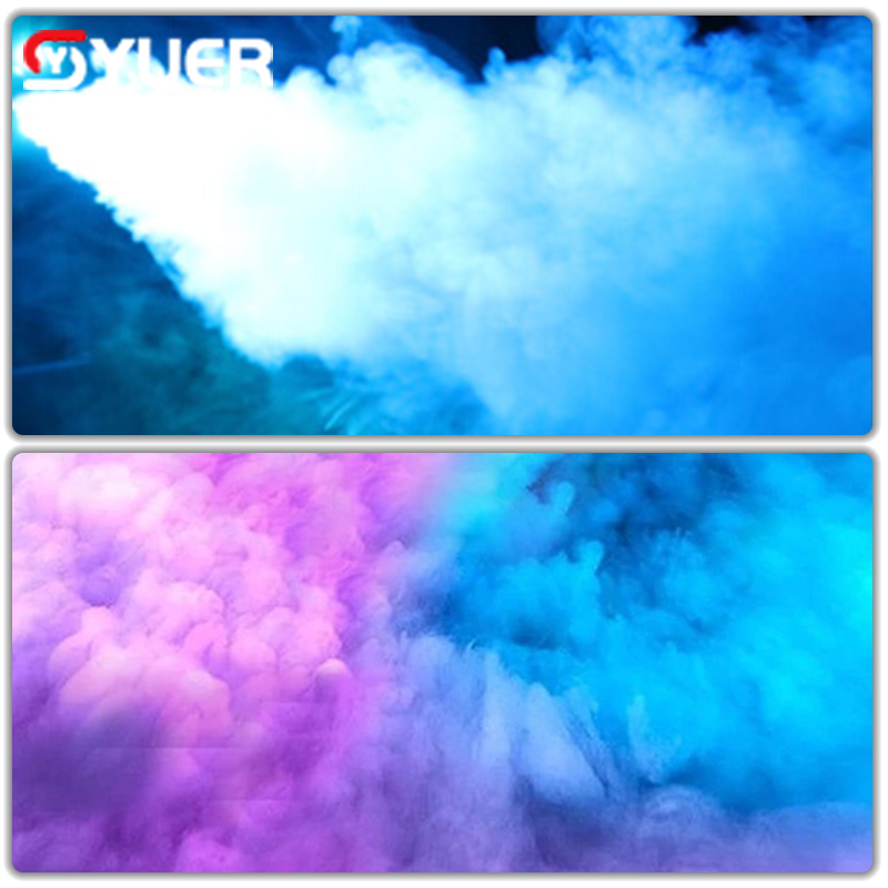 YUER™️ NEW Mold Mini Haze Machine 800W Mist Hazer Water Based Haze Concert Smoke Fog Machine DMX RJ45 Theater For Nightclub DJ Party