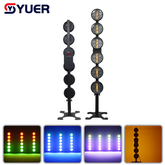 YUER™ 6x60W COB Retro Light With Auxiliary Light Wash Effect DMX512 Sound Control For DJ Disco Party Bar Club Wedding Stage Lighting