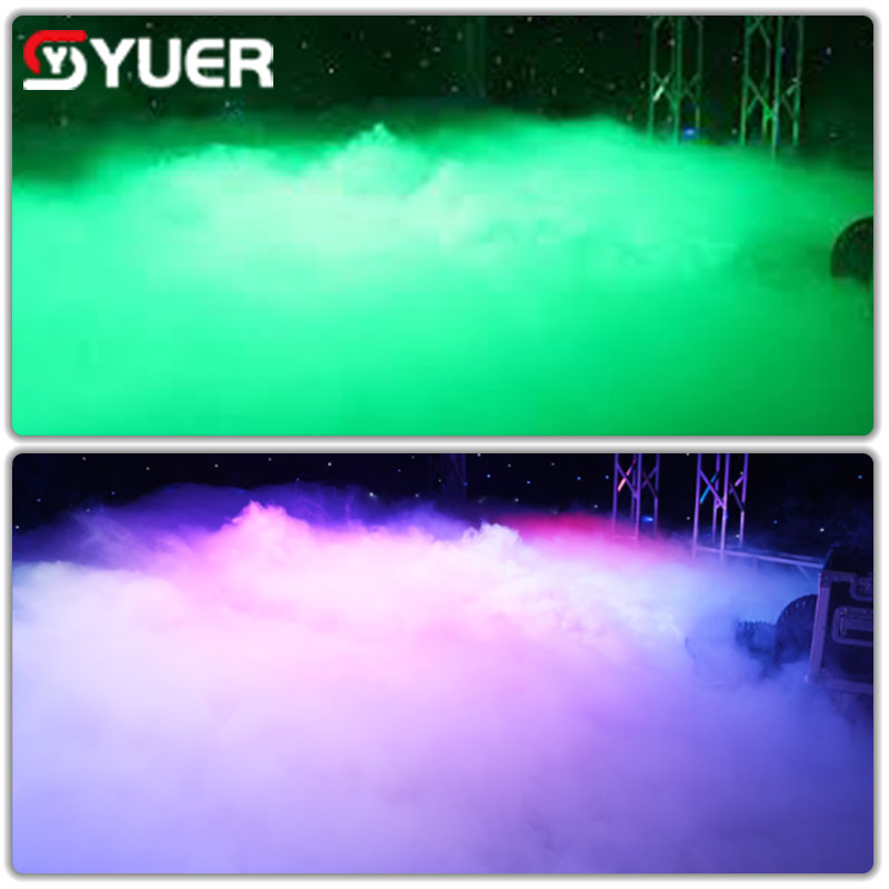 YUER™️ New 2000W Low Lying Fog Machine Water Smoke Machine Effect Equipment Performance DJ Wedding Party Club Stage Water Mist Machine