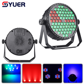 YUER™ 72x3W RGB LED Par Light Fan Control Effect DMX512 Sound Remote Control For DJ Disco Party Bar Club Wedding Stage Effect Lighting