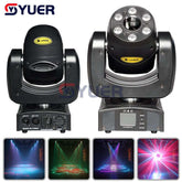 YUER™️ 6X10W LED + 1W 2W 3W Full Color RGB Laser Moving Head Light DMX Scanning Pattern Effect Laser Projector DJ Disco Stage Wedding
