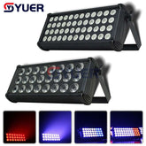 YUER™️ New mold 24X4W 48X1.5W LED PAR Light disco light RGBW par DMX512 Piecewise Strobe LED wash light stage Effect dj bar equipment