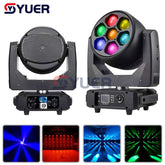 YUER™️ 7X40W Bee Eye Zoom LED Moving Head Light 0SRAM LED Lamp Beads DMX512 23/35/51CH Dyeing Beam Strobe Effect DJ Disco Stage Weeding