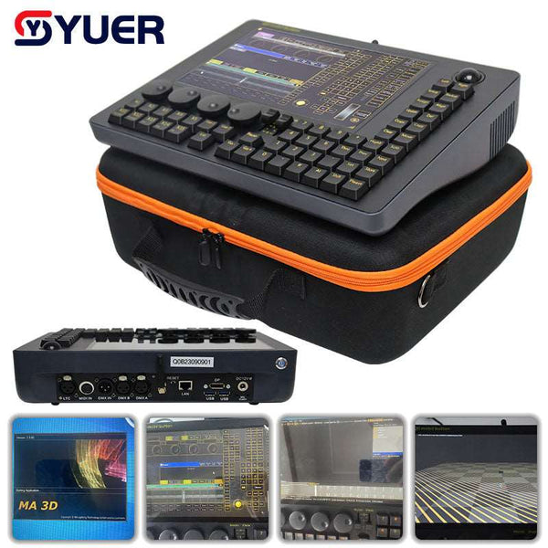YUER™️ NEW Mold grandma mini Q0 Command Wing 3D effect DMX Stage Lighing  Controller Software Console DJ Disco Party Moving Head Light