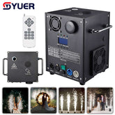 YUER™️ NEW Electronic 700W Cold Spark Firework Machine For DJ Wedding Celebration Dmx Remote Control Sparkular Fountain Machine